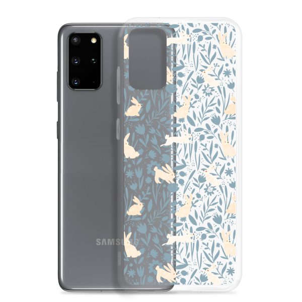 Easter Hopping Bunnies Samsung Clear Case
