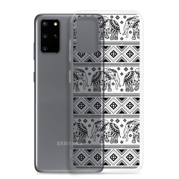 Elephant Mandala Samsung Clear Case
