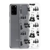 Panda Bears Bamboo Samsung Clear Case