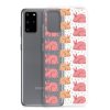 Pink Bunnies Samsung Clear Case