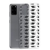 Rat Silhouette Samsung Clear Case