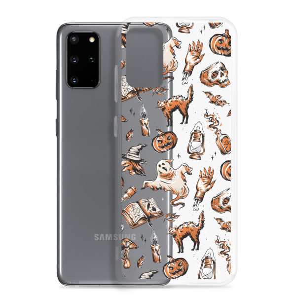 Vintage Halloween Samsung Clear Case