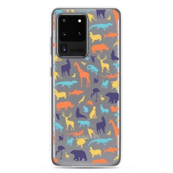 Animal Silhouette Samsung Clear Case