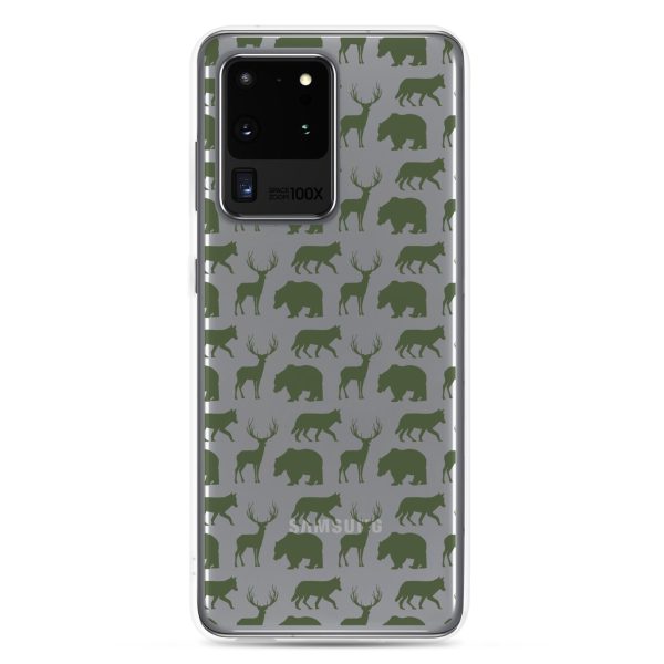 Animals Silhouette Samsung Clear Case