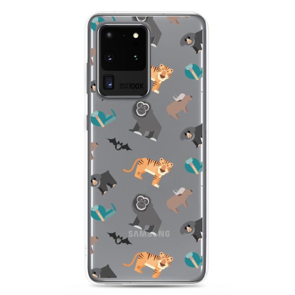 Asian Jungle Animals Samsung Clear Case