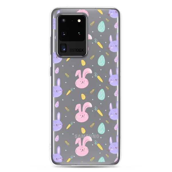 Cute Easter Bunnies Samsung Clear Case