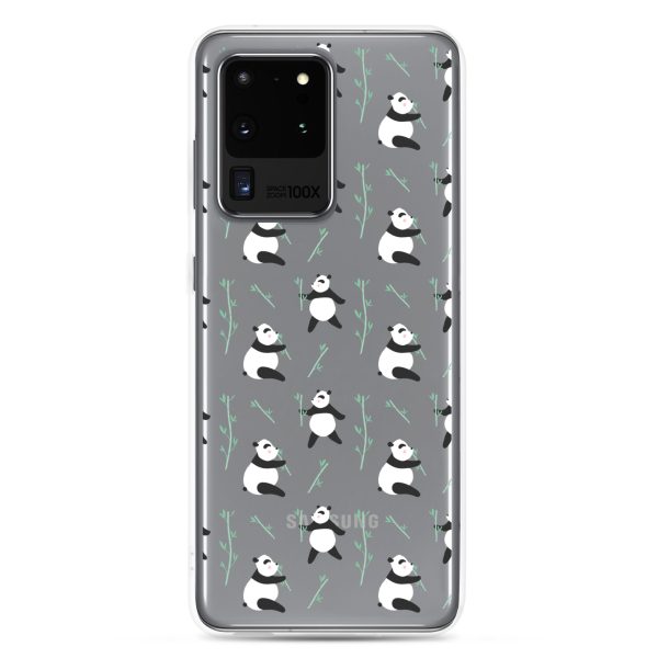 Cute Panda Samsung Clear Case