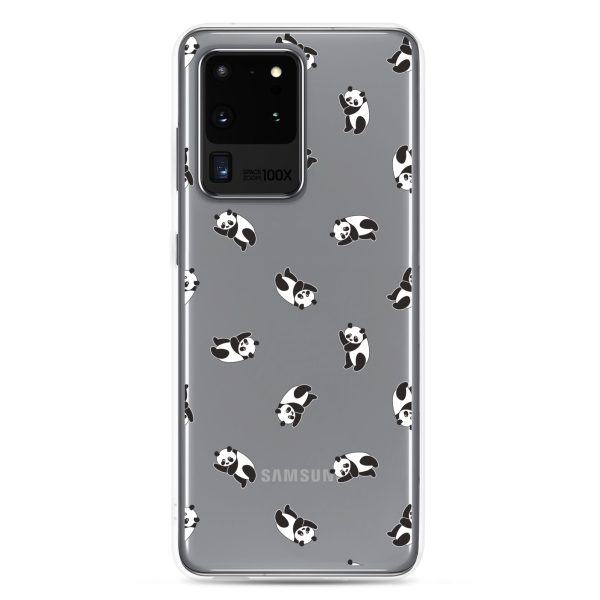 Cute Pandas Samsung Clear Case