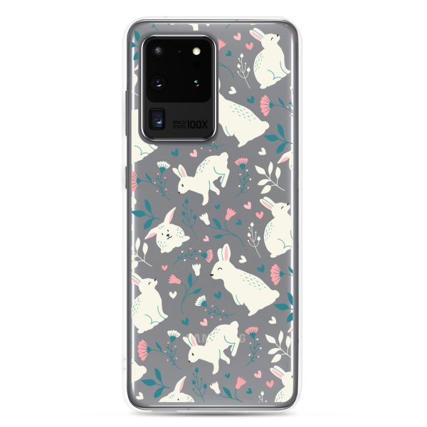 clear-case-for-samsung-samsung-galaxy-s20-ultra-case-on-phone-6a53c45a4b526.jpg Easter Cute Rabbits Samsung Clear Case