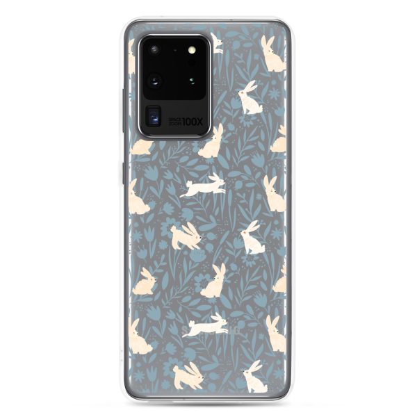 Easter Hopping Bunnies Samsung Clear Case