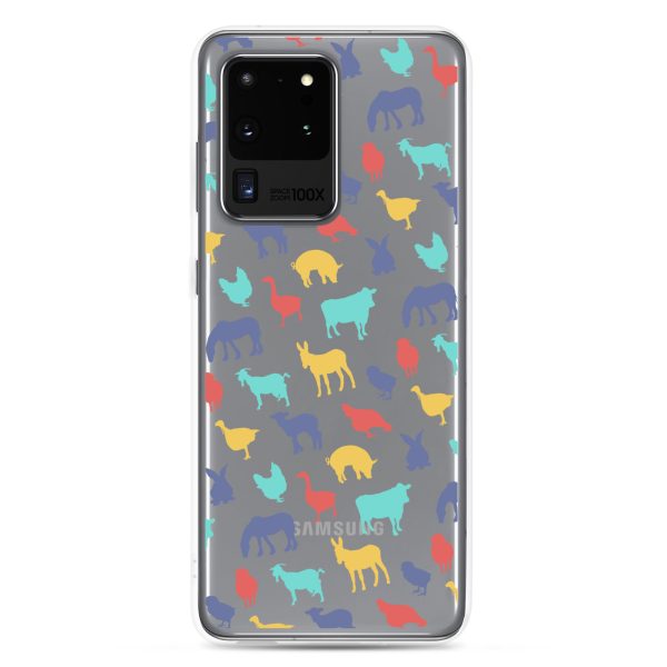 Farm Animals Samsung Clear Case