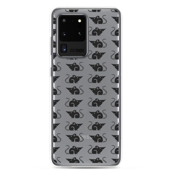 Rat Silhouette Samsung Clear Case