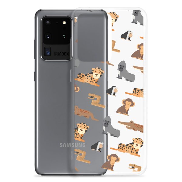 African Jungle Animals Samsung Clear Case