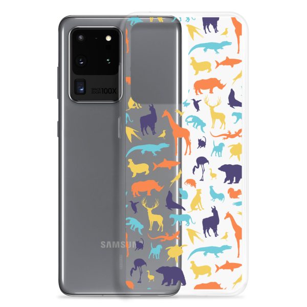 Animal Silhouette Samsung Clear Case