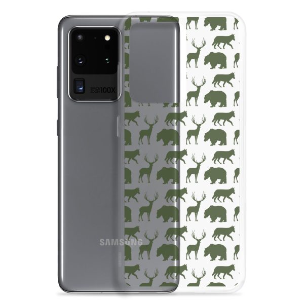 Animals Silhouette Samsung Clear Case