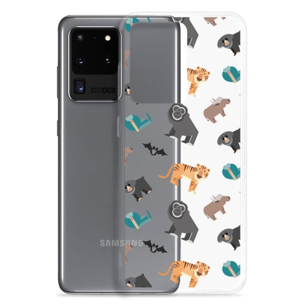 Asian Jungle Animals Samsung Clear Case