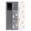 Colorful Bunnies Easter Samsung Clear Case