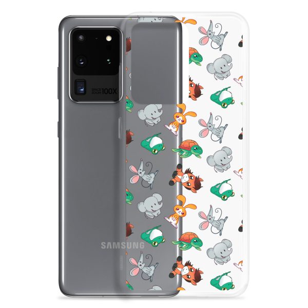 Cute Animals Samsung Clear Case