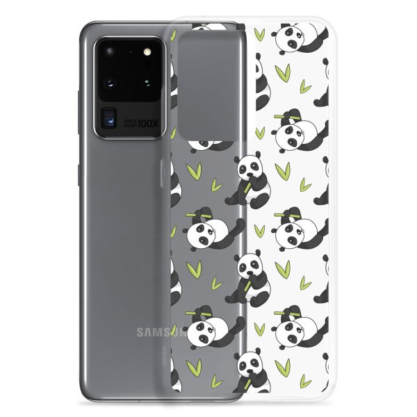 Cute Panda Bear Samsung Clear Case