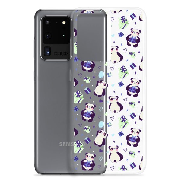 Cute Panda Presents Samsung Clear Case