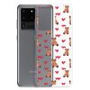 Cute Teddy Bear Samsung Clear Case