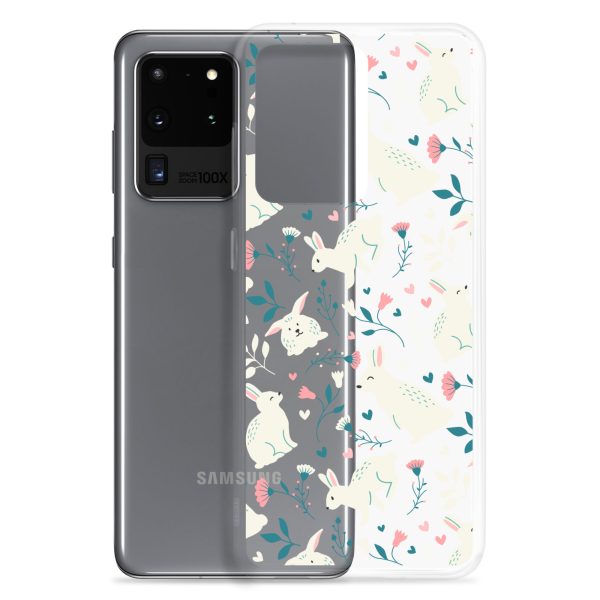 clear-case-for-samsung-samsung-galaxy-s20-ultra-case-with-phone-6a53c45a4b55a.jpg Easter Cute Rabbits Samsung Clear Case