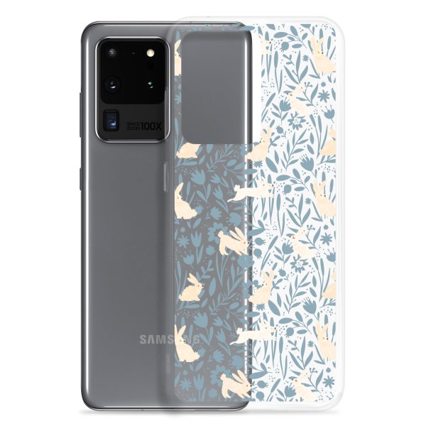 Easter Hopping Bunnies Samsung Clear Case