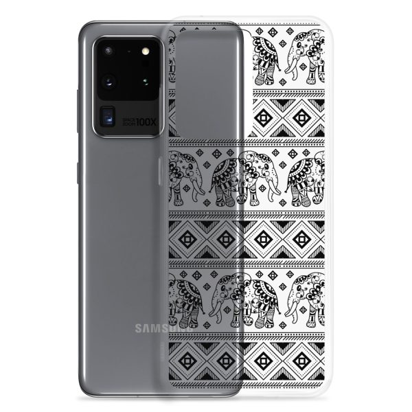 Elephant Mandala Samsung Clear Case