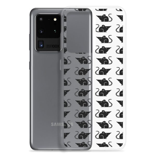 Rat Silhouette Samsung Clear Case