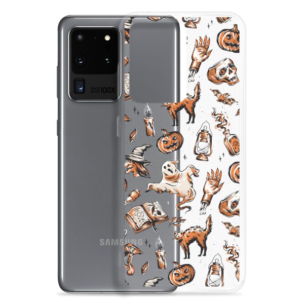 Vintage Halloween Samsung Clear Case