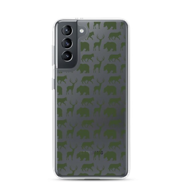 Animals Silhouette Samsung Clear Case