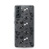 Black and White Halloween Samsung Clear Case
