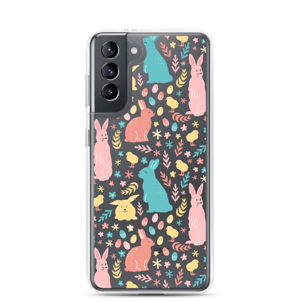 Colorful Easter Samsung Clear Case