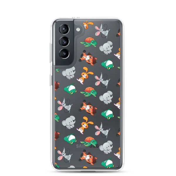 Cute Animals Samsung Clear Case