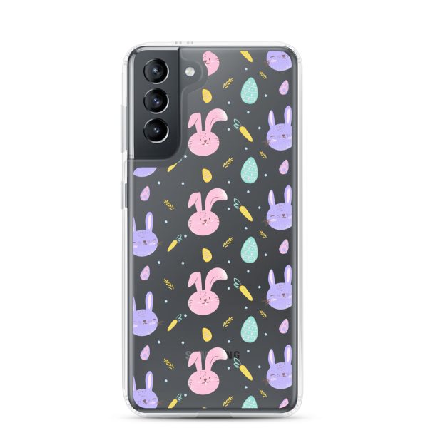 Cute Easter Bunnies Samsung Clear Case