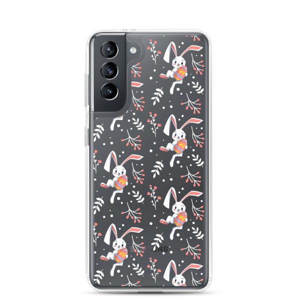 Cute Easter Rabbit Samsung Clear Case