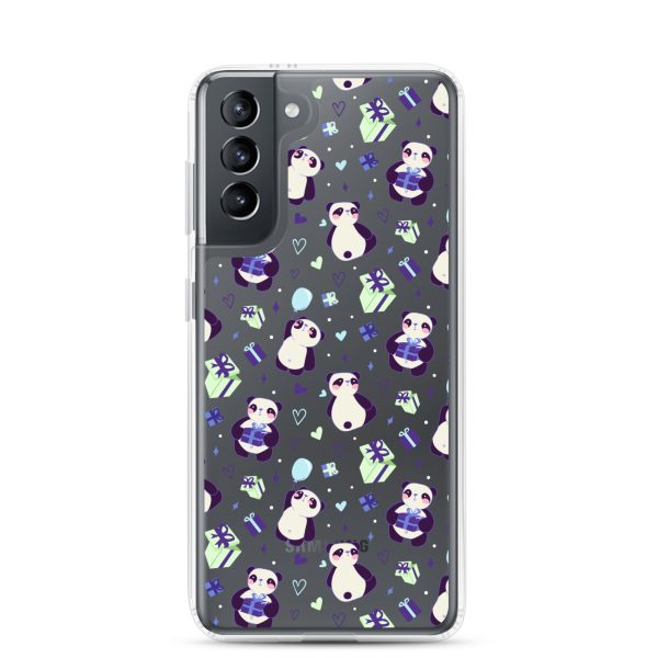 Cute Panda Presents Samsung Clear Case