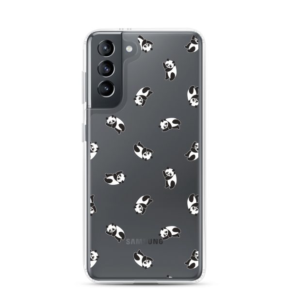 Cute Pandas Samsung Clear Case