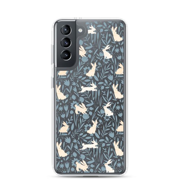 Easter Hopping Bunnies Samsung Clear Case