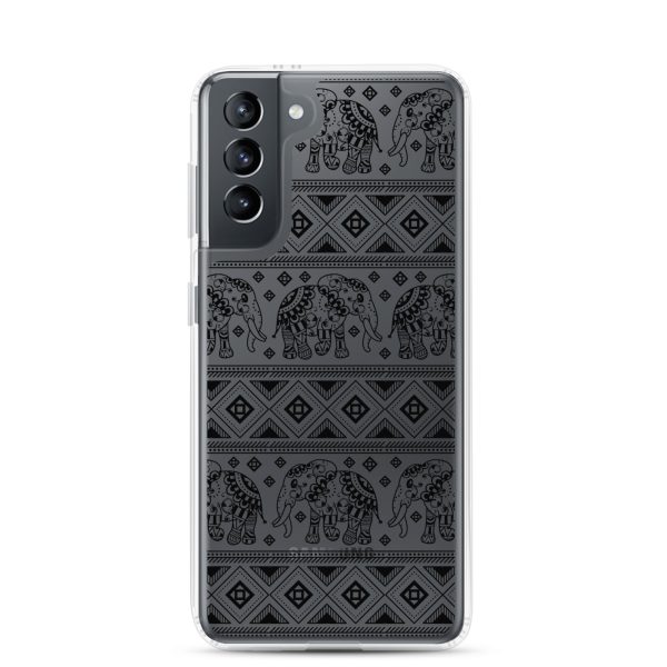 Elephant Mandala Samsung Clear Case