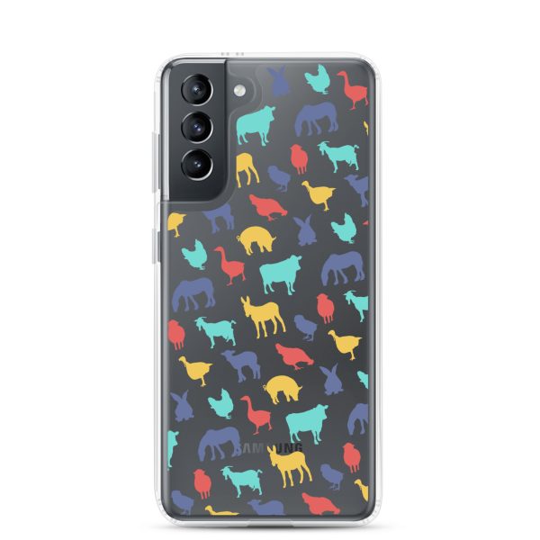 Farm Animals Samsung Clear Case