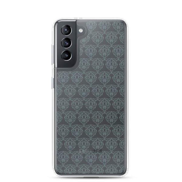 clear-case-for-samsung-samsung-galaxy-s21-case-on-phone-6a53d15d0b917.jpg Polygonal Bear Samsung Clear Case