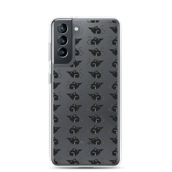 Rat Silhouette Samsung Clear Case