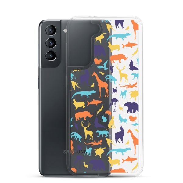 Animal Silhouette Samsung Clear Case