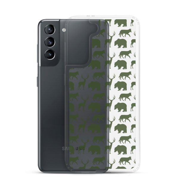 Animals Silhouette Samsung Clear Case