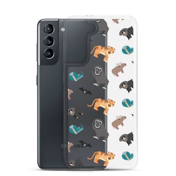 Asian Jungle Animals Samsung Clear Case