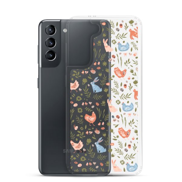 Bunnies and Hens Easter Samsung Clear Case