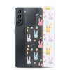 Colorful Bunnies Easter Samsung Clear Case