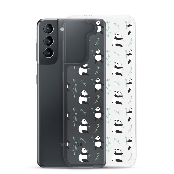 Cute Panda Samsung Clear Case