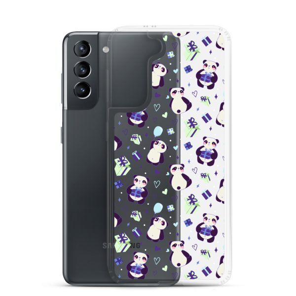 Cute Panda Presents Samsung Clear Case